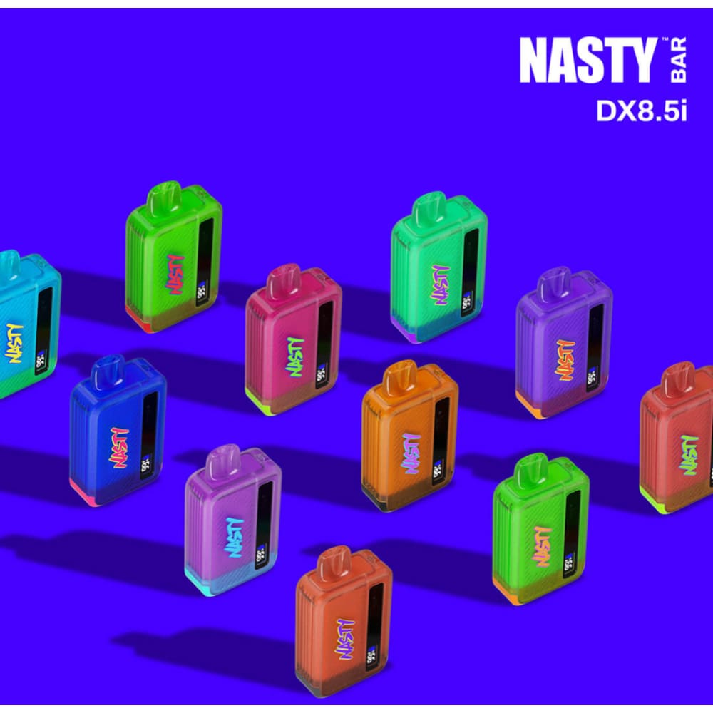 NASTY BAR سحبة سيجارة ناستي بار 8500 شفطة 50 نيكوتين استخدام