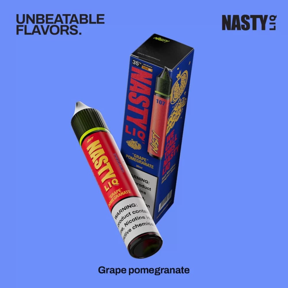 NASTY نكهة عنب رمان من ناستي سولت نيكوتين نيكوتين 50