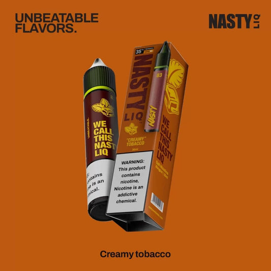 NASTY نكهة كريم توباكو من ناستي سولت نيكوتين نيكوتين 50