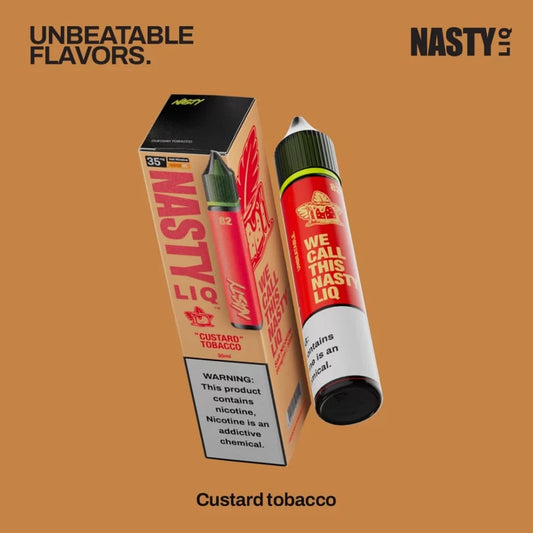 NASTY نكهة توباكو كاسترد من ناستي سولت نيكوتين نيكوتين 50