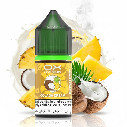 نكهة اناناس جوز الهند سولت نيكوتين من اوكس باشن OX PASSION
