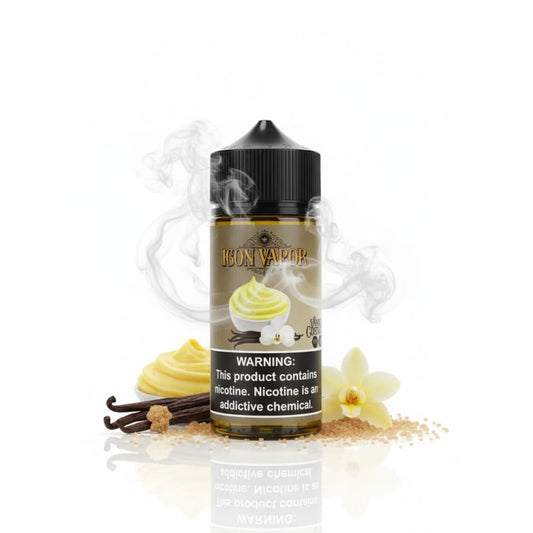 نكهة فيب 100 مل فانيلا كاسترد من ايكون فيبر ICON VAPER