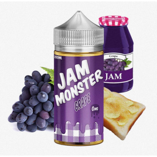 نكهة فيب جام مونستر مربى عنب 100 مل JAM MONSTER نيكوتين 3