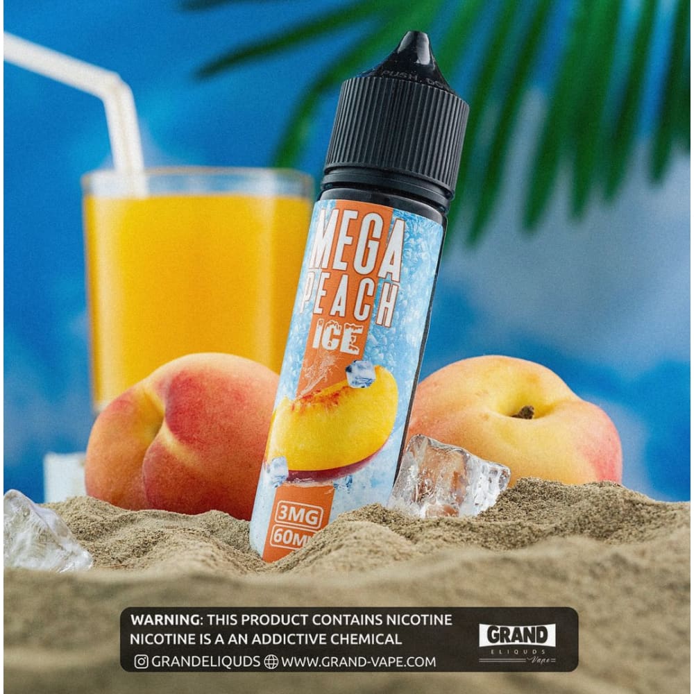 نكهة فيب خوخ ايس ميقا - نيكوتين 3