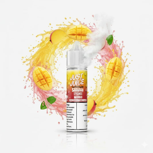 نكهة فيب ليتشي مانجو من شيشتي JUST JUICE SHISHTI - نيكوتين 3
