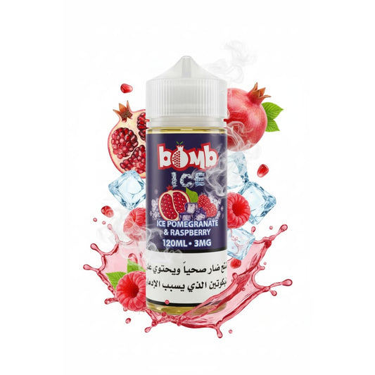 نكهة فيب رمان توت ايس 120 مل بومب BOMB - نيكوتين 3