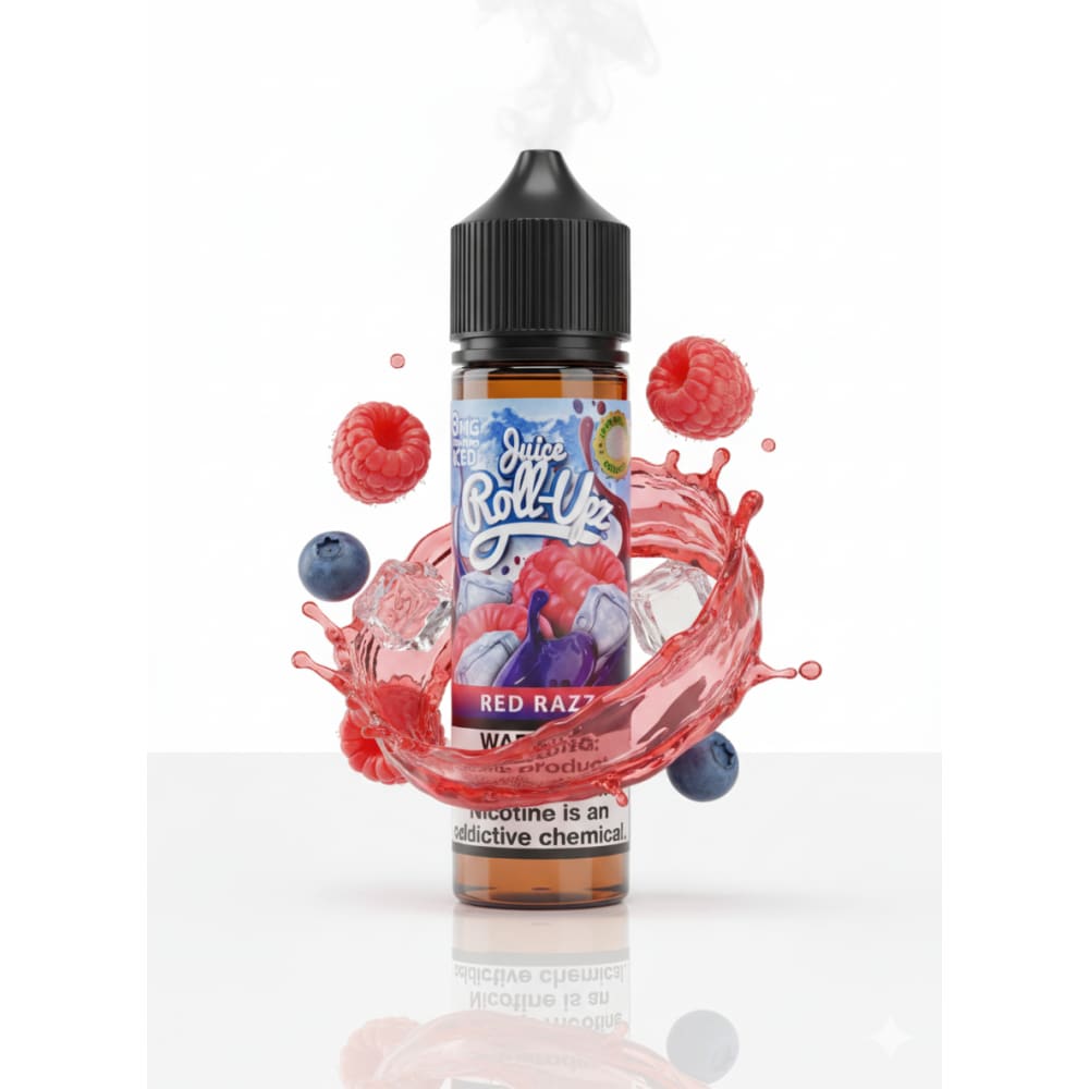 نكهة فيب توت راز احمر من رول ابز ROLL UPZ - نيكوتين 3