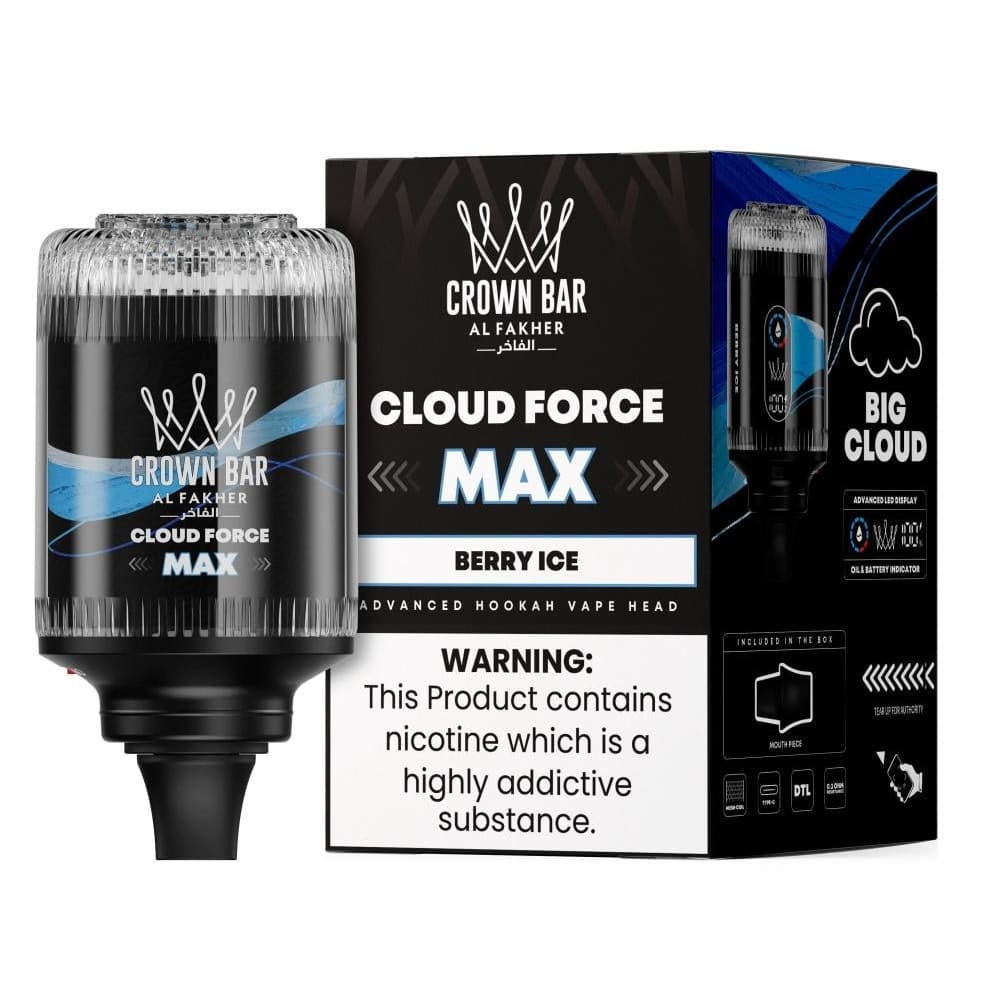 راس فيب شيشة كلاود فورس ماكس 50000 شفطة 5 نيكوتين عدة نكهات