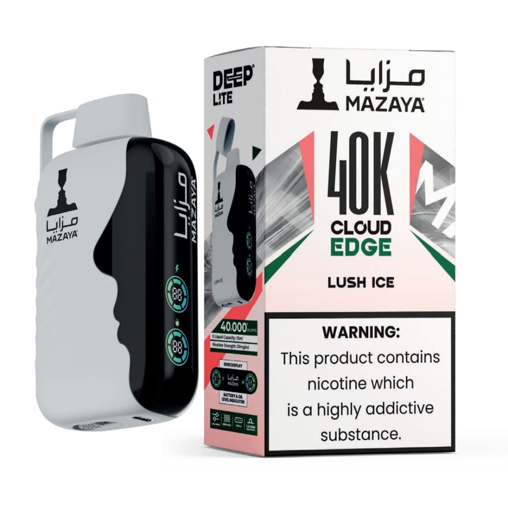 MAZAYA جهاز سحبة مزايا 40000 شفطة 50 نيكوتين عدة نكهات