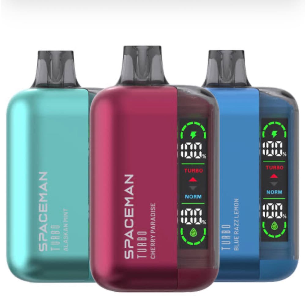 سحبة سبيس مان تيربو 10000 شفطة 20 نيكوتين استخدام مره واحده