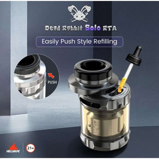 تانك ديد رابيت ار تي اي سولو Dead Rabbit Solo RTA - اسود