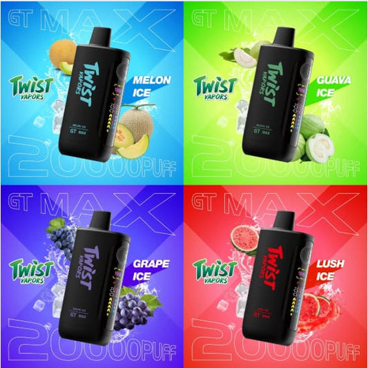 TWIST سحبة سيجارة تويست 20000 شفطة 20 نيكوتين عدة نكهات