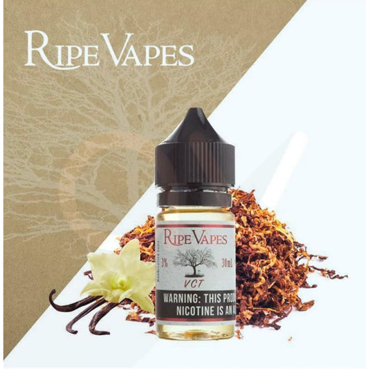 VCT نكهة توباكو فانيلا في سي تي سولت نيكوتين من ريب فيبز فيب سموك