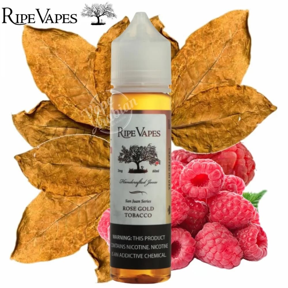 VCT RIPE VAPES نكهة فيب روز قولد توباكو في سي تي من رايب