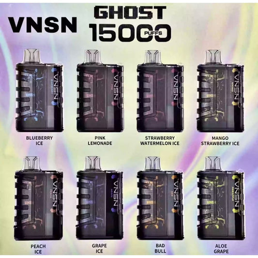 VNSN سحبة سيجارة فنسن 15000 شفطة 50 نيكوتين عدة نكهات