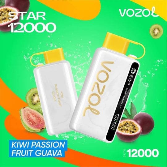 VOZOL سحبة سيجارة فوزول 12000 شفطة عدة نكهات 20 نيكوتين