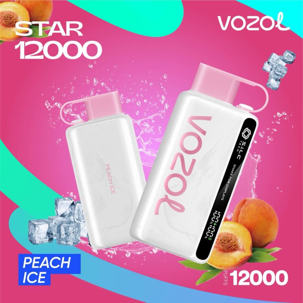 VOZOL سحبة سيجارة فوزول 12000 شفطة عدة نكهات 20 نيكوتين