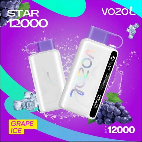 VOZOL سحبة سيجارة فوزول 12000 شفطة عدة نكهات 20 نيكوتين