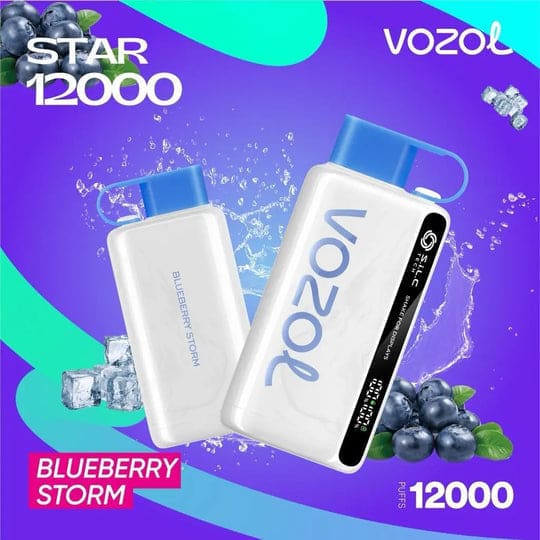 VOZOL سحبة سيجارة فوزول 12000 شفطة عدة نكهات 20 نيكوتين