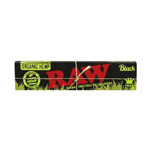 ورق راو بلاك اورقانيك raw organic king size