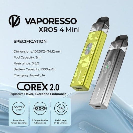 XROS 4 MINI جهاز سحبة و شيشة اكس روز ميني 4 الاصدار الرابع