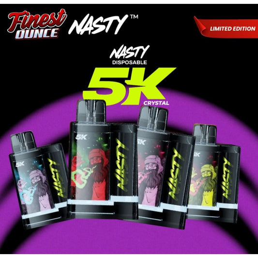 NASTY CRYSTAL سحبة سيجارة ناستي كريستال 5000 شفطة 50